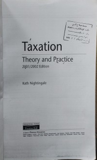 Image of Taxtion Theory and practice
