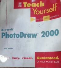 Image of Teach yourself Microsoft photo Draw 2000