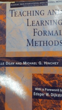 Image of TEACHING AND LEARNING FORMAL METHODS