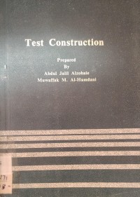 Image of Test Construction