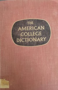 Image of THE AMERICAN COLLEGE DICTIONARY