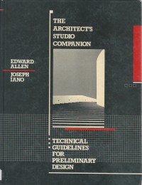 Image of THE ARCHITECT'S STUDIO COMPANION