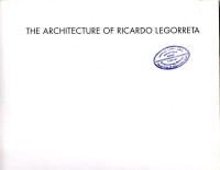 Image of THE ARCHITECTURE OF RICARDO LEGORRETA