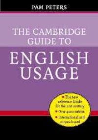 Image of The Cambridge Guide to English Usage
