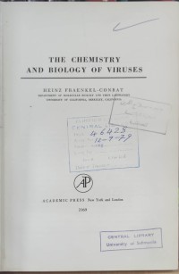 Image of The Chemistry and Biology of Viruses
