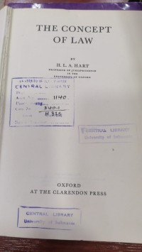 Image of THE CONCEPT OF LAW