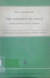 Image of THE CONCEPTS OF VALUE
