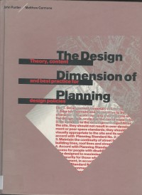Image of THE DESIGN DIMENSION OF PLANNING