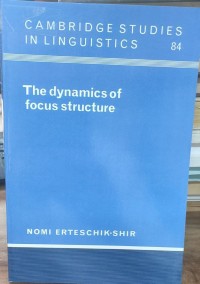Image of The Dynamics of Focus Structure