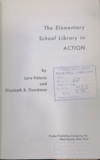 Image of The ELementary school library in ACTION