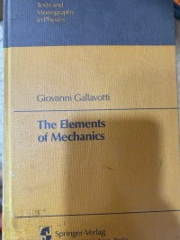 Image of The Elements of Mechanics