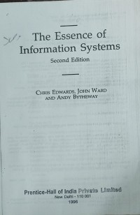 Image of The Essence of information systems
