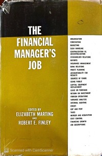 Image of The financial managers job