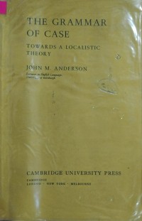 Image of The Grammar of Case