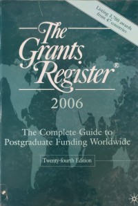 Image of THE Grants Register