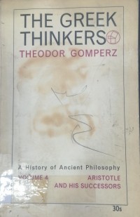 Image of THE GREEK THINKERS