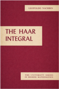 Image of The Haar Integral