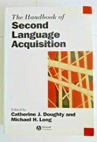 Image of The Handbook of Second Language Acquisition