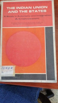 Image of THE INDIAN UNION AND THE STATES