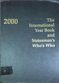 Image of The International Year Book  and Statesmens Whos