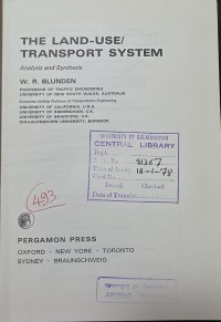 Image of The Land use, Transport System