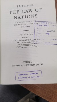 Image of THE LAW OF NATIONS