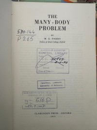 Image of THE MANY-BODY PROBLEM