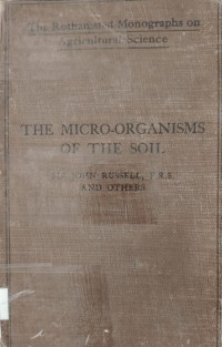 Image of THE MICRO-ORGANISMS OF THE SOIL