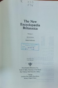 Image of The new  Encyclopaedia Britannica