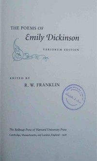 Image of the poems of emily dickinson