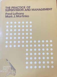 Image of The Practice of supervision and management