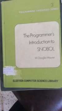 Image of The programmers SNOBOL