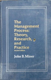 Image of The Management Process Theory Research And Practice
