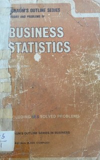 Image of THEORY AND PROBLEMS of  BUSINESS STATISTICS