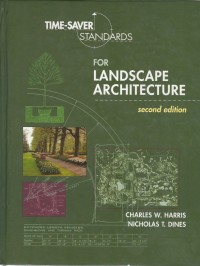 Image of TIME SAVER STANDARDS FOR LANDSCAPE ARCHITECTURE