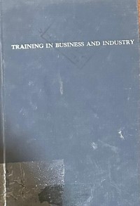 Image of TRAINING IN BUSINESS AND INDUSTRY
