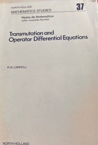 Image of Transmutation and Operator Differential Equation