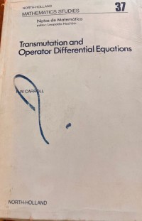 Image of Transmutation and operator differential equations