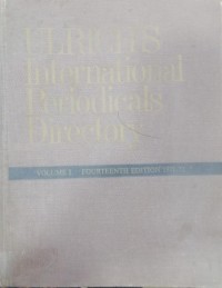 Image of ULRICHS INTERNATIONAL PERIODICALS Directory