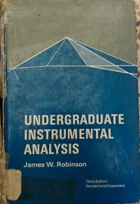 Image of UNDERGRADUATE INSTRUMENTAL ANALYSIS