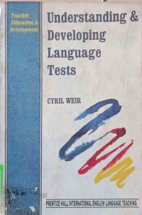 Image of Understanding & Developing Language Tests