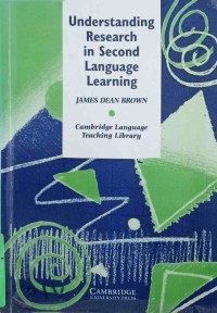 Image of Understanding Research in Second Language Learning
