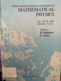 Image of VIIIth INTERNATIONAL CONGRESS ON MATHEMATICAL PHYSICS