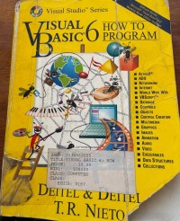 Image of VISUAL BASIC 6 HOW TO PROGRAM