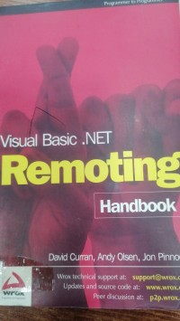 Image of Visual Basic NET Remoting  Handbook