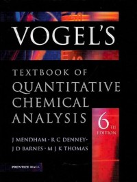Image of Vogel's Quantitative Chemical Analysis