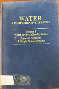 Image of Water - A Comprehensive Treatise