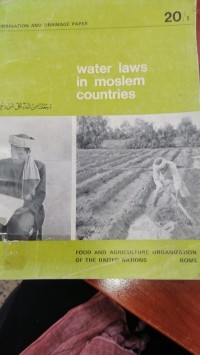 Image of water laws in moslem countries