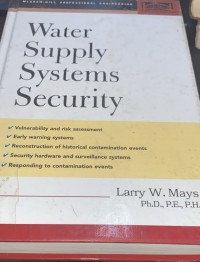 Image of WATER SUPPLY SYSTEM SECURITY