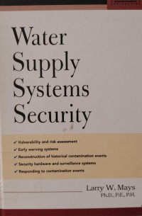 Image of WATER SUPPLY SYSTEMS SECURITY